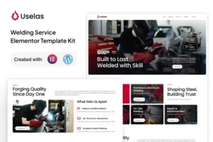 Mua Uselas - Welding Service Elementor Template Kit giá rẻ