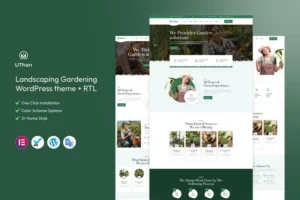 Mua Uthan - Landscaping Gardening WordPress theme giá rẻ