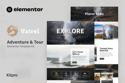 Mua Vatrel - Adventure & Tour Elementor Template Kit giá rẻ