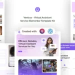 Veetraa – Virtual Assistant Service Elementor Template Kit