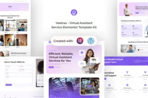 Mua Veetraa - Virtual Assistant Service Elementor Template Kit giá rẻ
