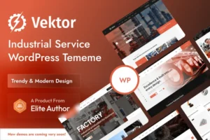 Mua Vektor - Industrial Service WordPress Theme giá rẻ