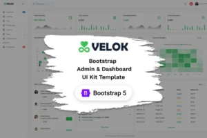 Mua Velok - Bootstrap Admin Dashboard UI Kit Template giá rẻ