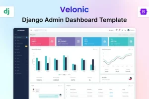 Mua Velonic - Django Admin Dashboard Template giá rẻ