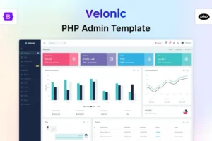 Mua Velonic - PHP Admin & Dashboard Template giá rẻ