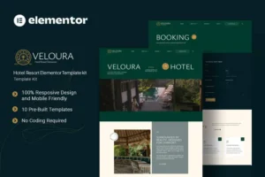 Mua Veloura - Hotel Resort Elementor Template Kit giá rẻ