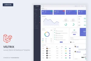 Mua Veltrix - Laravel Admin & Dashboard Template giá rẻ