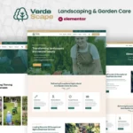 VerdeScape – Landscaping & Garden Care Elementor Pro Template Kit