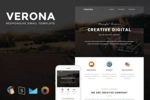 Mua Verona - Responsive Email + StampReady Builder giá rẻ