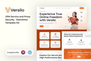 Mua Versilo - VPN Service & Proxy Security Elementor Template Kit giá rẻ