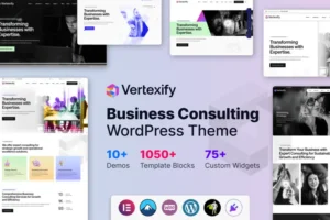 Mua Vertexify - Business Consulting WordPress Theme giá rẻ