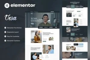 Mua Vesa - Virtual Assistant Business Elementor Template Kit giá rẻ