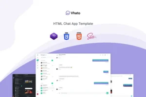 Mua Vhato - Chat & Messaging HTML5 Template giá rẻ