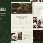 Vidda – Yoga Studio & Fitness Elementor Template Kit