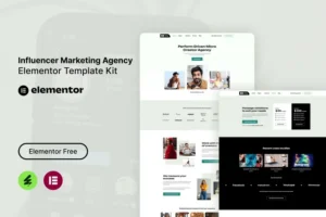 Mua Virly - Influencer Marketing Agency Elementor Template Kit giá rẻ