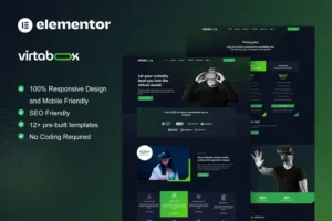 Mua VirtaBox - Virtual Reality Services Elementor Template Kit giá rẻ