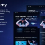Virtty – Virtual Reality Services Elementor Template Kit