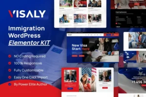 Mua Visaly - Immigration & Visa Consulting Elementor Pro Template Kit giá rẻ