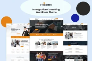 Mua Visapass – Immigration Consulting WordPress Theme giá rẻ