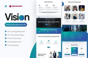 Mua Vision - Multipurpose Elementor Pro Template Kit giá rẻ