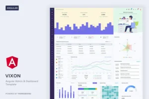Mua Vixon - Angular Admin & Dashboard Template giá rẻ