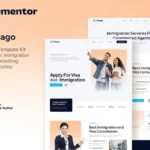 Vizago – Immigration & Visa Consulting Service Elementor Template Kit