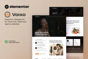 Mua Voixo - Voice Over Talent & Agency Elementor Template Kit giá rẻ