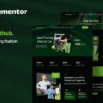 Volthub – EV Charging Station Elementor Template Kit
