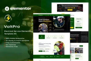 Mua Voltpro - Electrical Services Elementor Template Kit giá rẻ