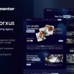 Vorxus – Digital Marketing Agency Elementor Template Kit