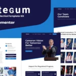 Votegum – Candidate Election Elementor Template Kit