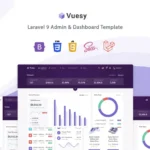 Vuesy – Laravel 9 Admin & Dashboard Template