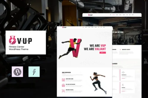 Mua VUP - Fitness Center WordPress Theme giá rẻ
