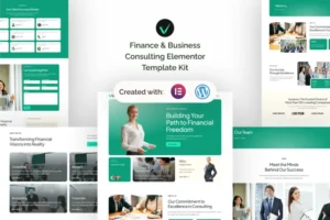 Mua Vynance - Finance & Business Consulting Elementor Template Kit giá rẻ