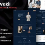 Wakil – Attorney Law Firm & Legal Services Elementor Template Kit