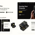 Walley – Fintech Startup Mobile App Elementor Template Kit