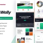 Wally – Wealth Management Elementor Pro Template Kit