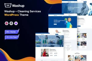 Mua Washup – Cleaning Services WordPress Theme giá rẻ