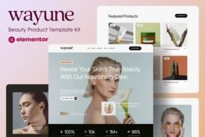 Mua Wayune - Beauty Care Product Elementor Template Kit giá rẻ