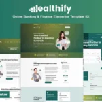 Wealthify – Online Banking & Finance Elementor Pro Template Kit