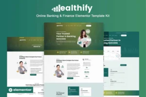 Mua Wealthify - Online Banking & Finance Elementor Pro Template Kit giá rẻ