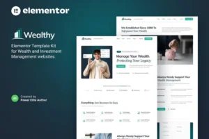 Mua Wealthy – Wealth & Investment Management Elementor Template Kit giá rẻ