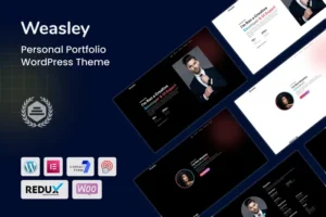 Mua Weasley – Personal Portfolio WordPress Theme giá rẻ