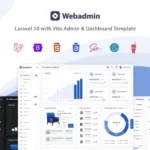 Webadmin – Laravel Admin & Dashboard Template