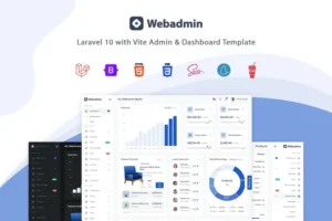 Mua Webadmin - Laravel Admin & Dashboard Template giá rẻ