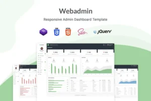 Mua Webadmin - Responsive Admin Dashboard Template giá rẻ