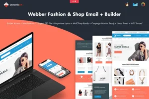Mua Webber - Fashion, Shop & Store Email + Builder giá rẻ