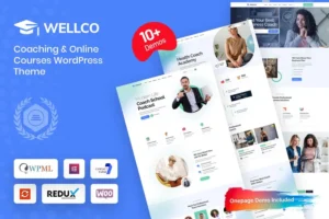 Mua Wellco - Coaching & Online Courses WordPress Theme giá rẻ