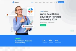 Mua Wellearn - Online Learning WordPress Theme giá rẻ