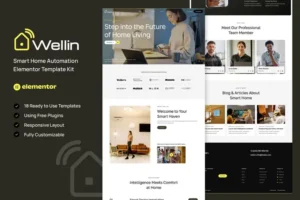 Mua Wellin - Smart Home Automation Elementor Template Kit giá rẻ
